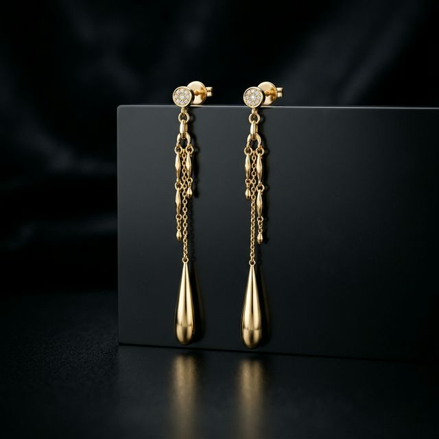 Zyriz luxury packaging and earrings